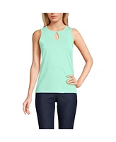 Lands' End Women's Supima Keyhole Tank