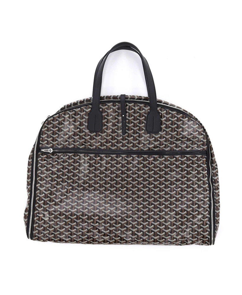 Pre-Owned Goyard Mayfair Garment Bag Coated Canvas