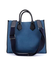 Pre-Owned Dolce & Gabbana Large Edge Logo Tote Canvas
