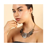Sohi Gold-Plated Stone Necklace