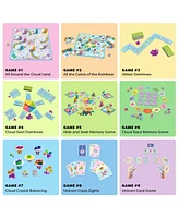Haba Unicorn Glitterluck 9 Game - Board Game Collection for Ages 4-8