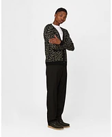 Xxiii Men's Thiago Leopard Cardigan