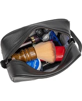 The Hey Handsome Pebble Grain Genuine Leather Toiletry Dopp Kit