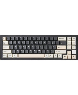 Yunzii AL71 75% Mechanical Keyboard,Full Aluminum Cnc,Hot Swappable Gasket,2.4GHz Wireless BT5.0/Usb-c Wired,Nkro Programmable Rgb Backlight Creamy Ty