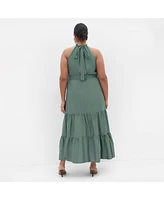 City Chic Plus Kiana Maxi Dress
