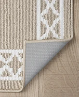 Nautica Collin Trellis Border Tufted 2-Pc. Runner Rug Set