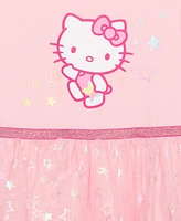 Hello Kitty Toddler and Little Girls Long Sleeve Tutu Dress