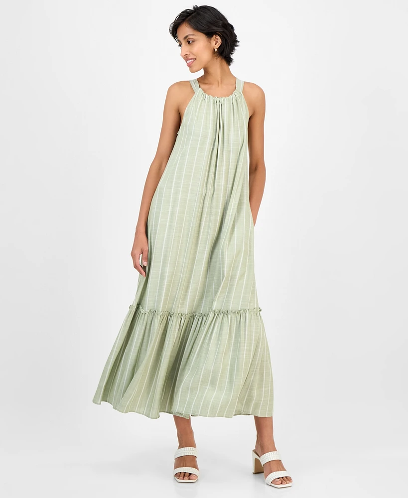 Sandra Darren Women's Tie-Back Trapeze Dress