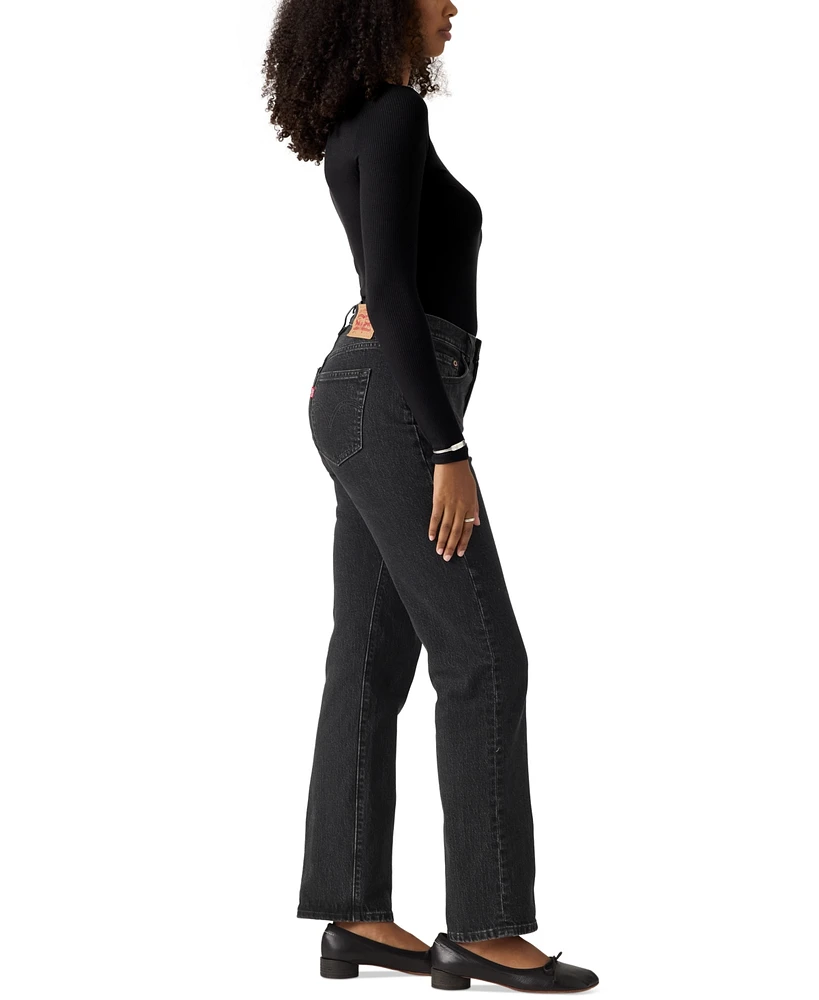 Levi's Women's 501 Curve High-Rise Straight-Leg Jeans