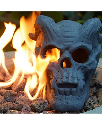 Fire Pit Skulls - Refractory Gas Log for Fireplace/Campfire