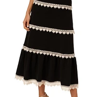 Adrianna Women's Sleeveless Square-Neck Midi Dress