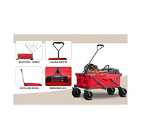 Folding Utility Wagon - Customizable Color