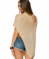 Edikted Women's Azalia Asymmetric Knit Top