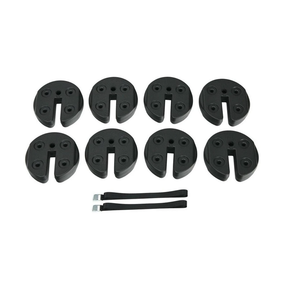 8 pieces Weight Plates Patio Canopy Tent Gazebo Shade Umbrella Water Filled