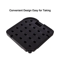 20 Inch Patio Offset Water Filled Plate Umbrella Base Sand