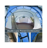 Ayamaya Adobe Xl Instant Set-Up Pop-Up Family Tent – 4–6 Person Waterproof Shelter with Front Vestibule, Double Layer Protection, and No