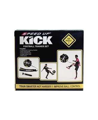 Amber Fight Gear Soccer Football Kick Throw Solo Trainer Practice Training Aide with Adjustable Waist Belt