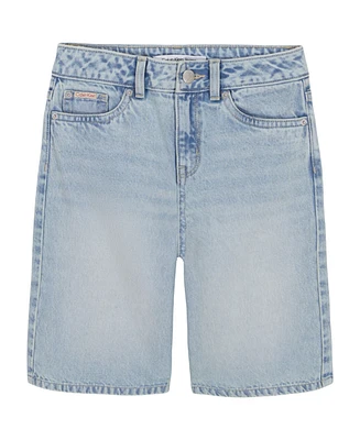 Clavin Klein Big Girls Denim Jort Shorts
