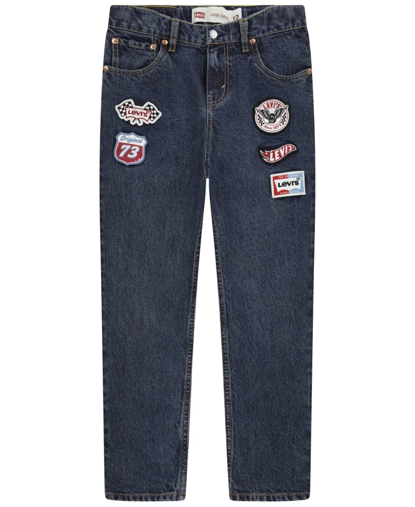 Levi's Big Boys Stay Loose Tapered Fit Patch Jeans