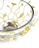 Michael Aram Wildflowers Large Glass Bowl