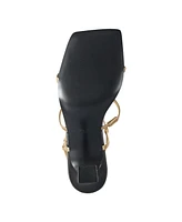 Marc Fisher Ltd Women's Dennie Caged Tapered Heel Sandals