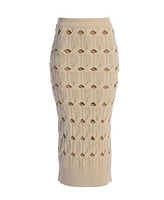 Jluxlabel Women's Morgan Knit Maxi Skirt