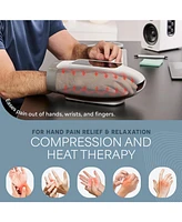 LifePro Legra Hand Massager with Heat & Compression – Finger, Wrist & Palm Relief with 5 Modes – Pressure Point Therapy for Sensitive Ha