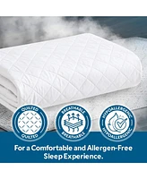 Guardmax Waterproof White Quilted Down Alternative Mattress Protector