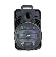 Portable 12" 3,000 Watt Bluetooth Party Speaker with Disco Light