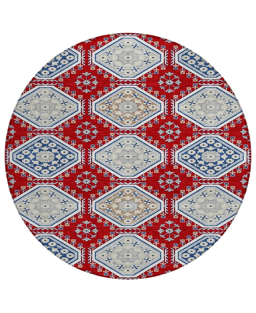 Addison Chantille Machine Washable ACN1448 8'x8' Round Area Rug