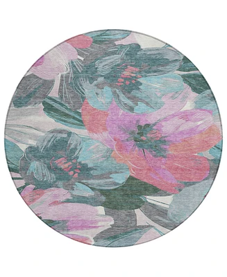 Addison Chantille Machine Washable ACN1492 8'x8' Round Area Rug