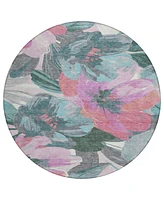Addison Chantille Machine Washable ACN1492 8'x8' Round Area Rug