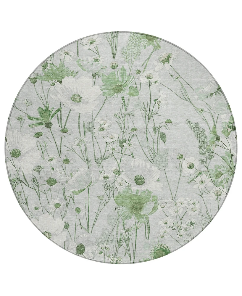 Addison Chantille Machine Washable ACN1502 8'x8' Round Area Rug