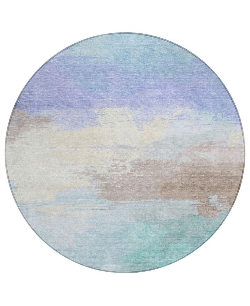 Addison Chantille Machine Washable ACN1522 8'x8' Round Area Rug