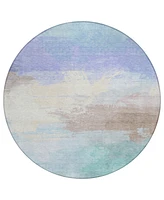 Addison Chantille Machine Washable ACN1522 8'x8' Round Area Rug