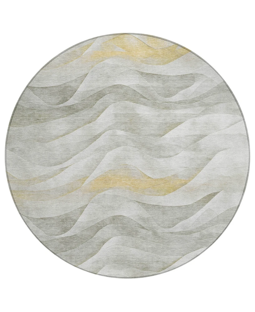 Addison Chantille Machine Washable ACN1622 8'x8' Round Area Rug
