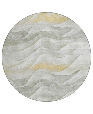 Addison Chantille Machine Washable ACN1622 8'x8' Round Area Rug