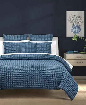 J by Queen Bold Cloud Puff -Pc. Quilt Set