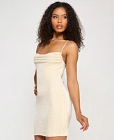 City Studios Juniors' Embellished Knit Bodycon Dress