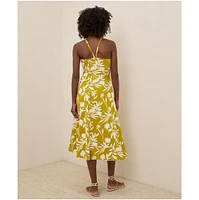 Pact Women's Organic Cotton Fit & Flare Midi Dress