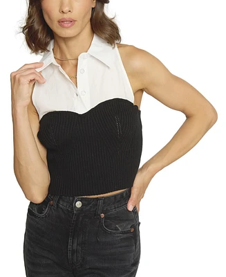 Central Park West Women's Halter Twofer Top
