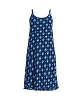 Lands' End Plus Cooling Knee Length Slip Nightgown