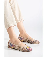 Fauna Mesh Mary Jane Flats