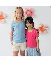 Mightly Girls Fair Trade Organic Cotton Ribbed Scoop Neck Tee