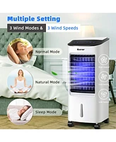 Evaporative Portable Air Cooler Fan Humidifier with Remote Control for Home Office