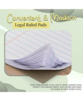 Jr. Legal pad, Small Note Pads Ruled Writing Pad. Perforated Edge. 5" X 8" Canary Yellow, Universal
