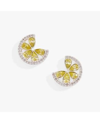 Alex and Ani Margarita Lime Stud Earring