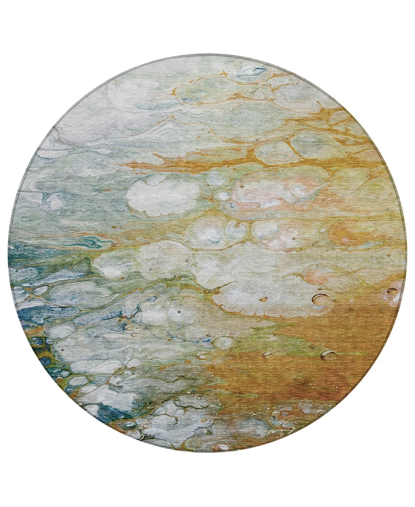 Addison Chantille Machine Washable ACN1278 8'x8' Round Area Rug