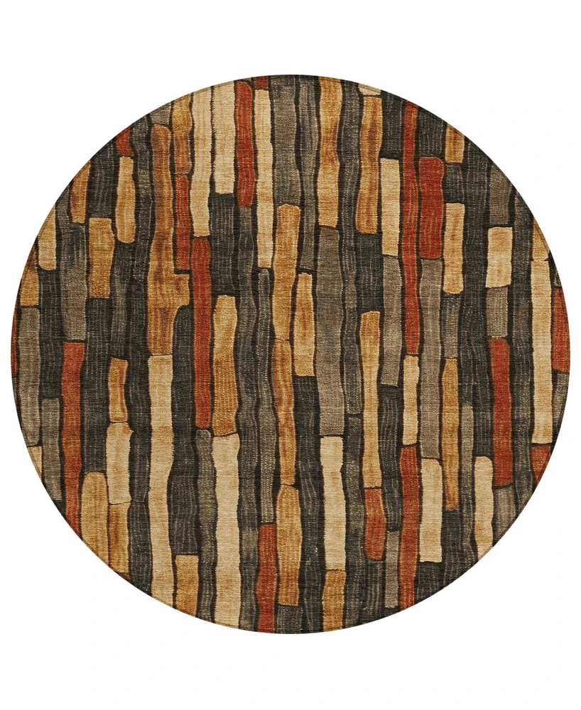 Addison Chantille Machine Washable ACN1302 8'x8' Round Area Rug
