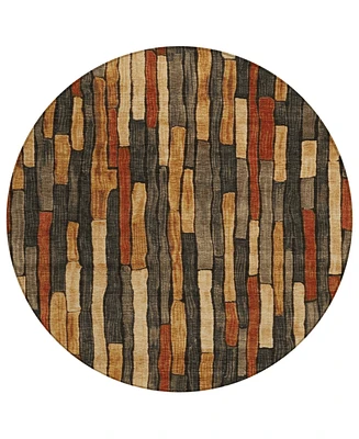 Addison Chantille Machine Washable ACN1302 8'x8' Round Area Rug